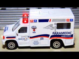 Ambulans, Süper Polis, Yarış Arabası - Champion şehirdeki, Eğlenceli çocuk videosu