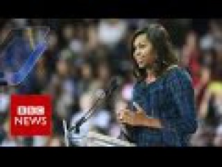 Michelle Obama takes on Donald Trump - BBC News