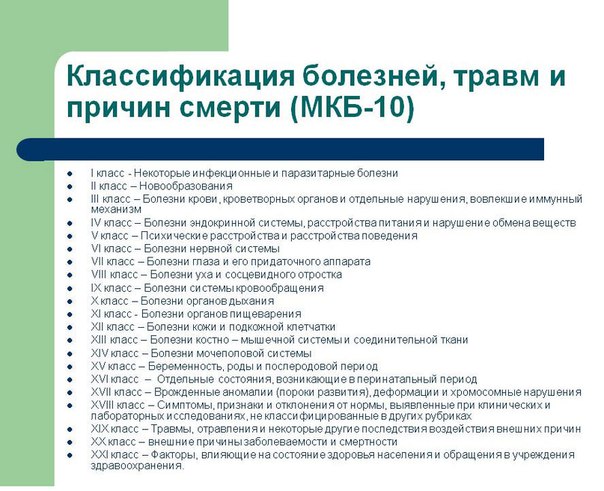 КЛАССИФИКАЦИЯ ТРАВМ ПО МКБ-10 
