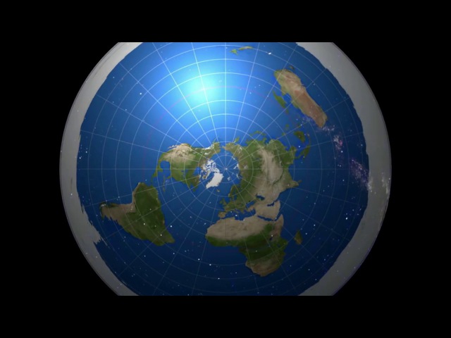 Развенчание плоской земли. 3D модель