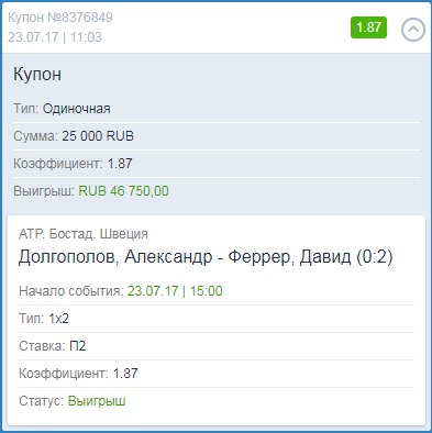 Феррер уверенно 