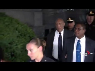 Bill Cosby yells out Fat Albert's 'Hey Hey Hey' as he departs court on day 2 of jury deliberations