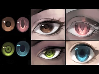 How I draw eyes/skin - Patreon reward March 2017