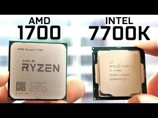 AMD 1700 vs Intel 7700K - CPU Comparison