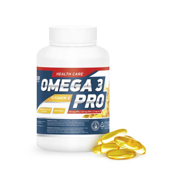 Биологически активная добавка к пище PRO OMEGA 3 35% с витамином Е 