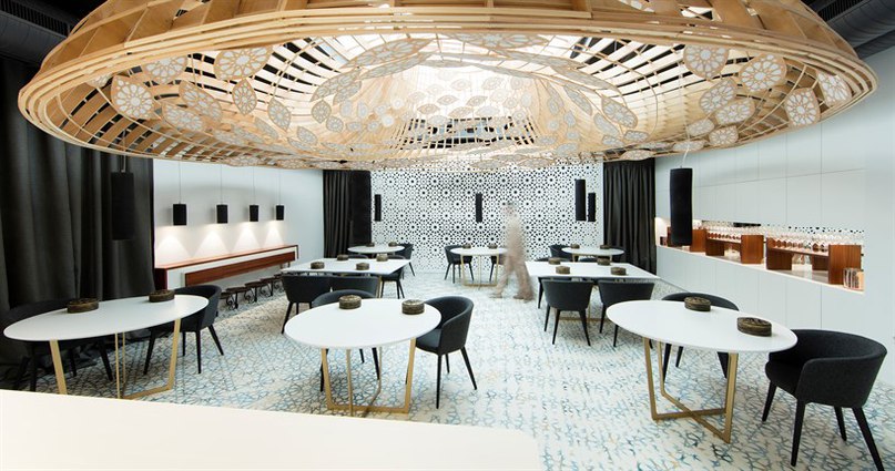 gg architects design andalusian noor restaurant in