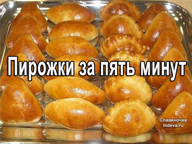 Пирожки за пять минут Пирожки за пять минут
