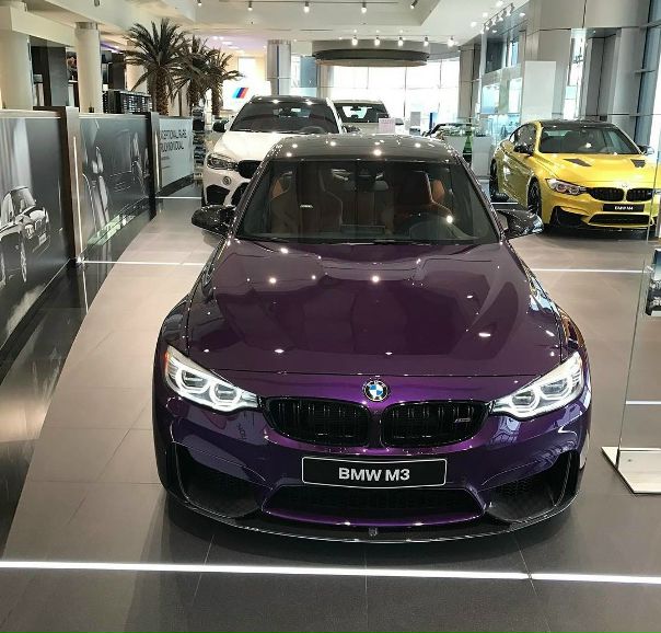 #BMW M3 в цвете Twilight Purple 