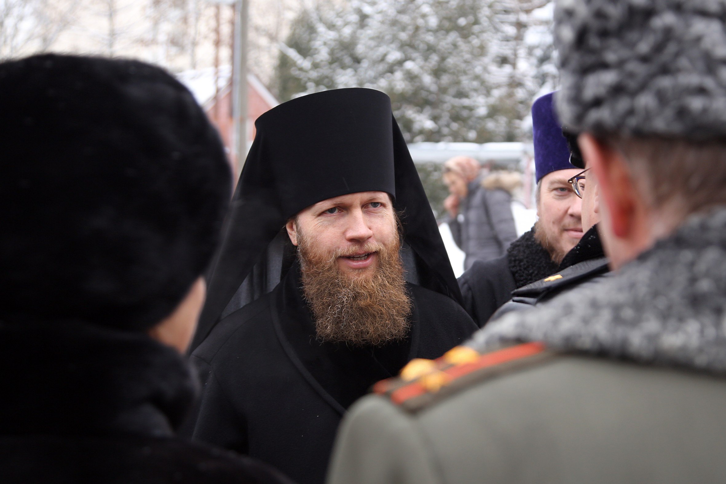 Епископ Воскресенский Савва возглавил богослужение в храме при штабе РВСН