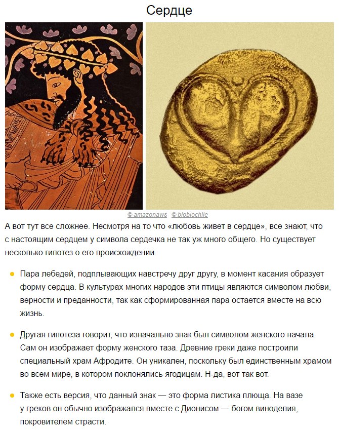 Почему сердце рисуют именно такой формы