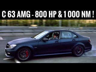 800 сил, 1 000 Нм и 320 км/ч - самый быстрый C 63 AMG! Тест дикого Mercedes’а + поломка + дрифт!)