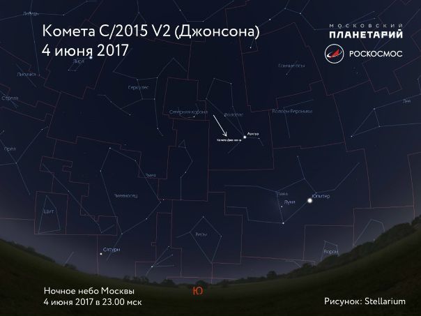  К ЗЕМЛЕ ПРИБЛИЖАЕТСЯ КОМЕТА ДЖОНСОНА! 