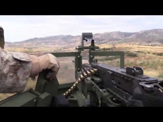 US New Weapons 2017 - US Marines Pierce Big Steel Plates With Powerful M2 .50 Machine Guns