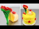 Beauty and the Beast Cake - Disney Princess Belle CHOCOLATE SHOE How To Make