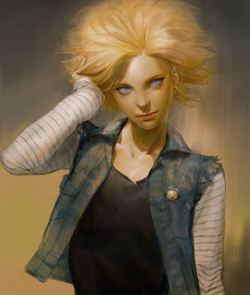 Android 18 by #SangsooJeong