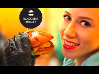 VLOG - BLACK STAR BURGER - ОБЗОР БУРГЕРОВ - 50 МИНУТ ЖДАЛА, 5 ЕЛА | Элли Ди Влог