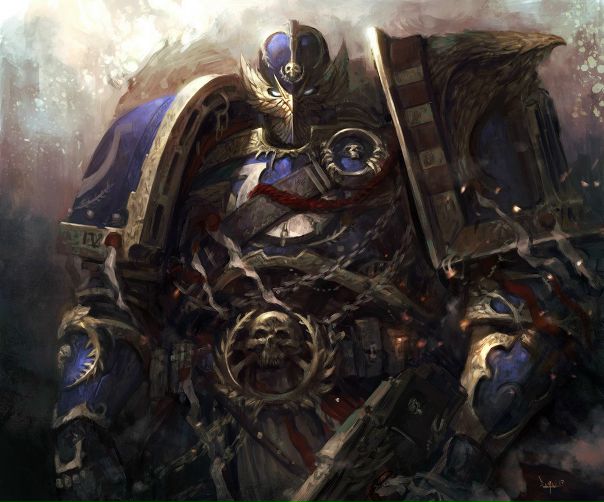 #Warhammer40k Ultramarine by #FaresMaese