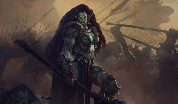 Ms. Orc Queen by #BayardWu