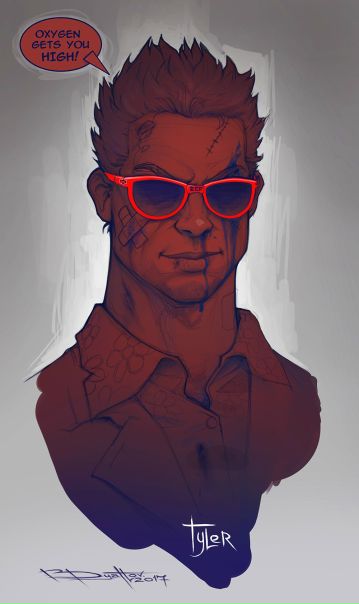 #FightClub Tyler Durden by #BorisDyatlov