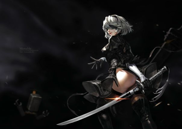 #Nier 2B by #Monable