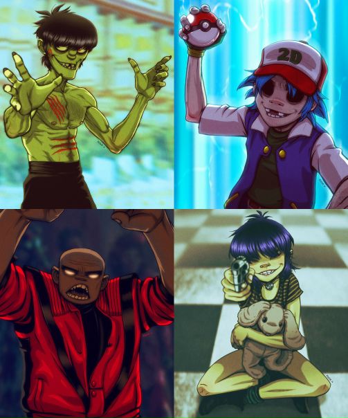 Gorillaz by #EddieHolly