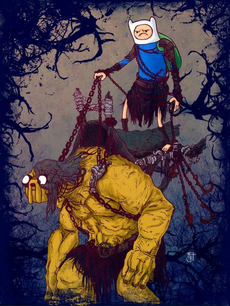 #AdventureTime x #DarkSouls by #MJT