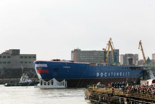 В России спустили на воду атомный ледокол «Сибирь» 