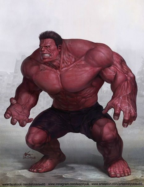 Red Hulk by #InHyukLee
