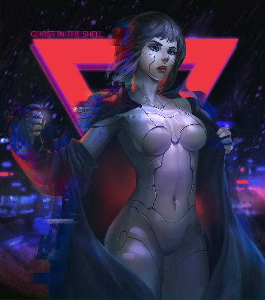 Ghost in the Shell by #TrungNguyen