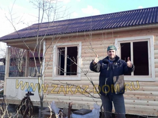 Строительство дачного домика из профилированного бруса - СК Заказ-Дом, сайт www.zakaz-dom.ru