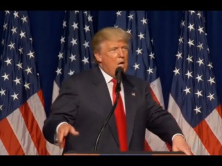 Donald Trump Quotes Bible and calls for New World Order