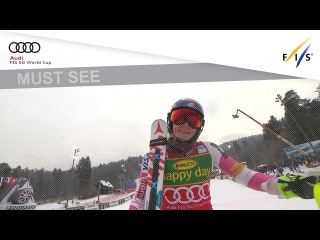Mikaela Shiffrin 2st run SL WC Maribor