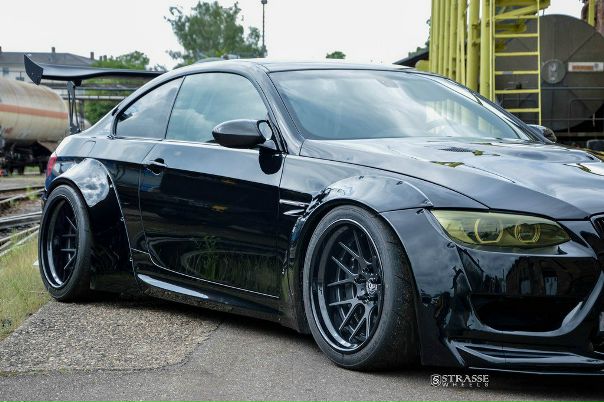 #BMW E92 M3 на катках SM7 Deep Concave FS 