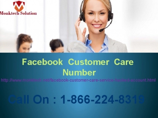 Dial Facebook Customer Service 1-866-224-8319 to get instant help.