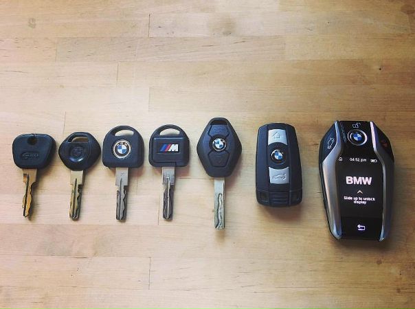 Эволюция ключей #BMW