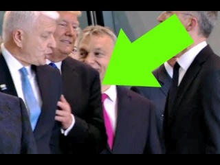 Trump SHOVES aside NATO PM Dusko Markovic OUT OF HIS WAY 5/25/2017