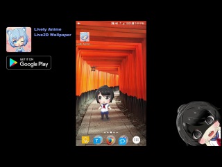 Yandere-chan Chibi - Lively Anime Live2D Wallpaper App
