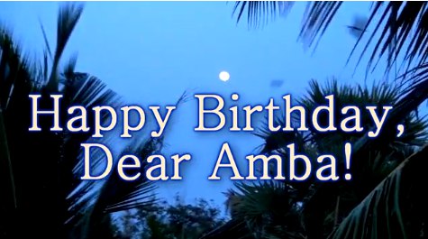Happy Birthday dear Ambashankara! Interview - reportage of Maria Karpinskaya.