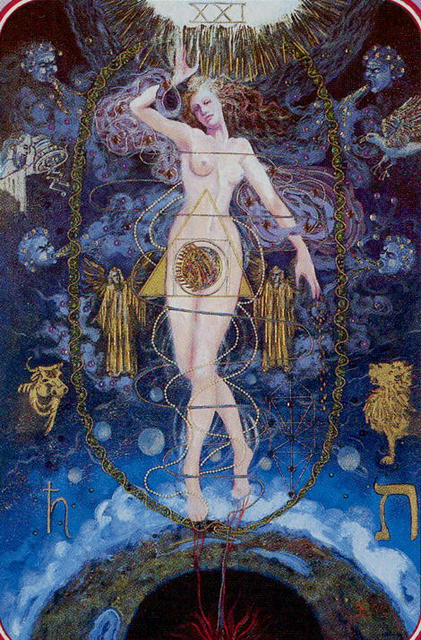 Карта вселенная таро тота