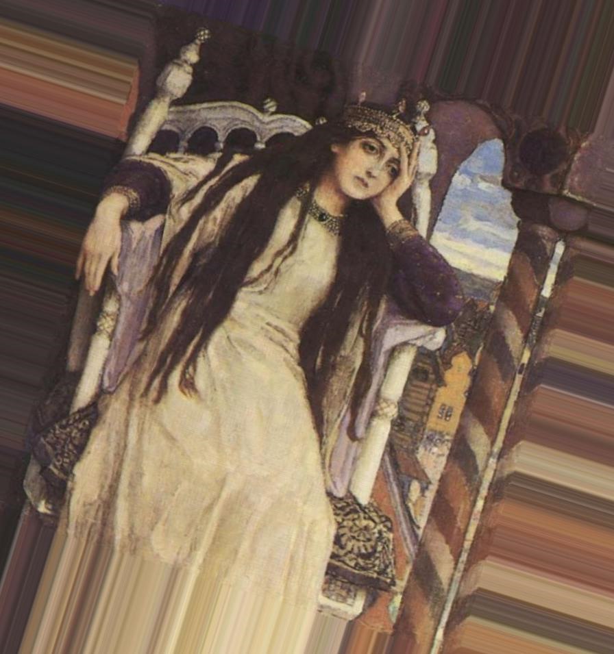 Картина васнецова царевна несмеяна описание картины