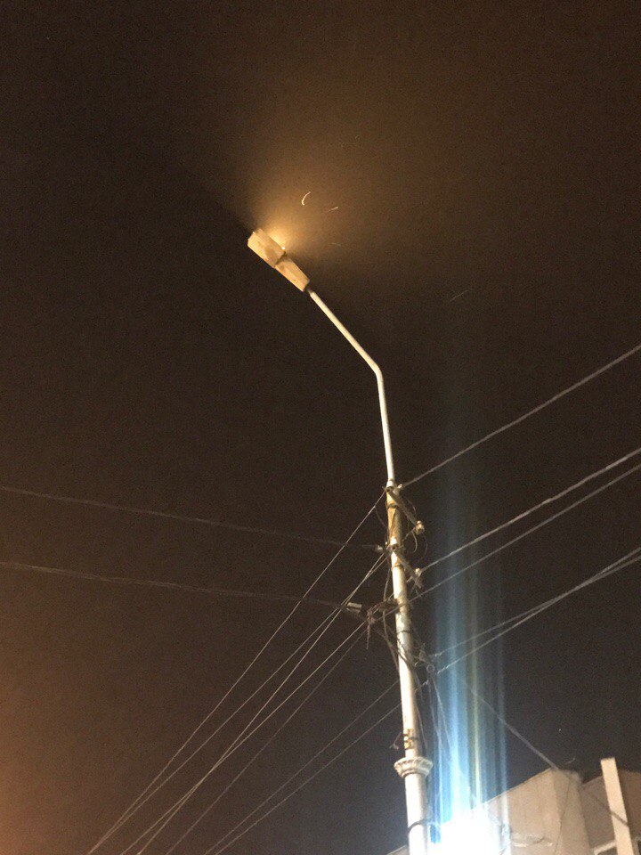 В центре Омска обнаружен фонарь для гуманоидов В центре Омска обнаружен фонарь для гуманоидов