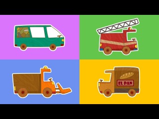 ¡COCHES de juguete! 🚒🚓Selección de las series FAVORITAS. Dibujos animados de carros y coches grandes