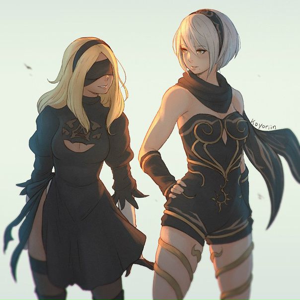 #Nier x #GravityRush by #Koyorin