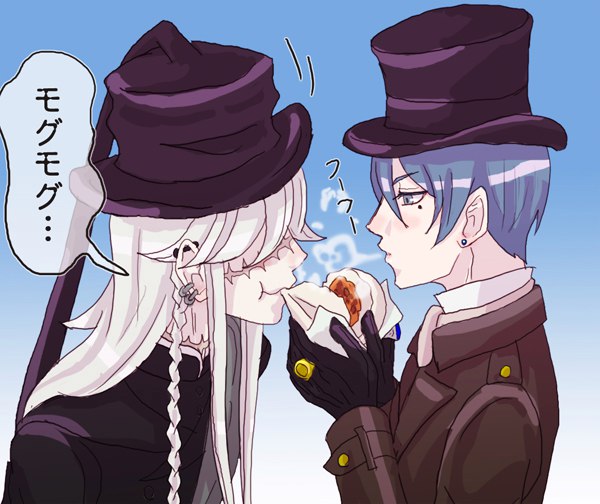 Темный дворецкий гробовщик и винсент картинки