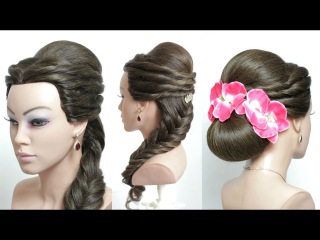 2 Wedding Hairstyles For Long Hair Tutorial. Bridal Updos