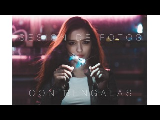 Sesión de Fotos con Bengalas y Neones | Ana y Miriam | Christian Ch