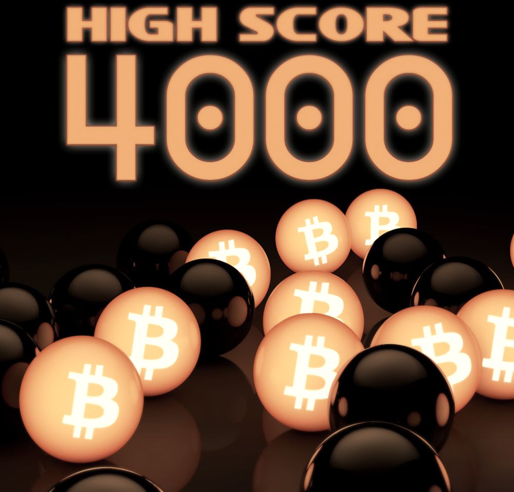 Bitcoin горячим темпом пробился выше 4000 долларов.