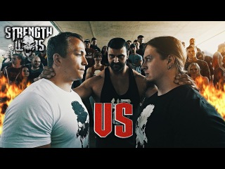 BATTLE of the GERMANS! Romano Rengel VS Maxi Luber - Strength Wars League 2k17 #13