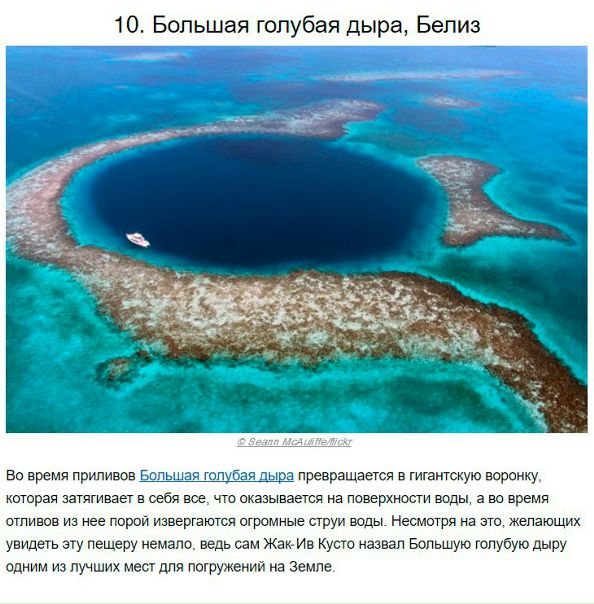 10 опаснейших водоемов, от которых лучше держаться подальше.