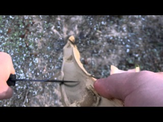 Hidden Florida's Bamboo Fire Saw How-to HD Friction Primitive Fire Tutorial